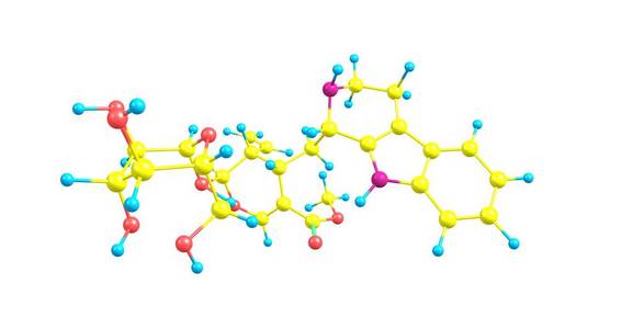 胡豆分子结构上白色孤立