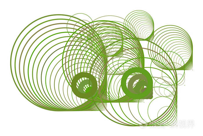 背景抽象几何圆, 气泡, 球体或椭圆形图案的设计.矢量插图图形