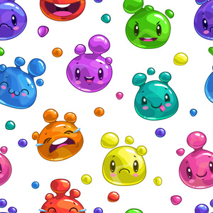 七彩的漫画泡泡元素图片