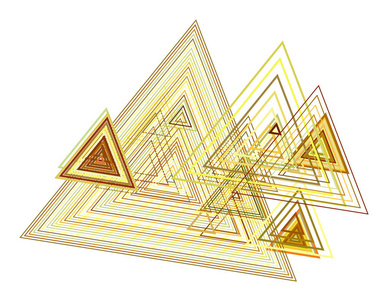 几何概念背景三角形图案设计。矢量插图图形