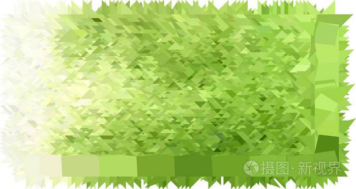 绿色黄色背景三角模式, 横幅和传单纹理抽象