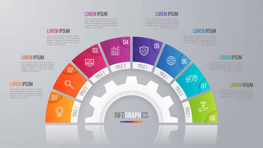 矢量圆图表模板信息 8 图表选项