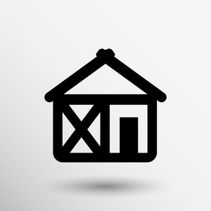 房子图标矢量回家符号 web 业务