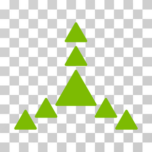 方向三角形矢量图标