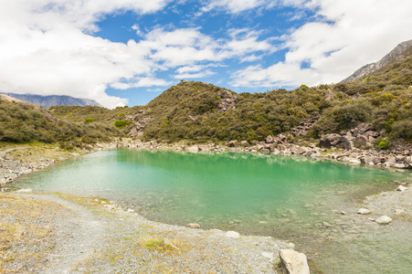 根据库克山绿湖