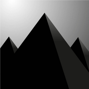 金字塔矢量图片