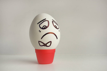 鸡蛋的脸.设计的照片照片