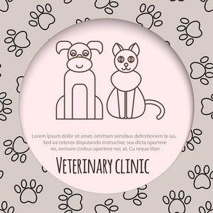 宠物健康护理动物兽医图标设置隔离