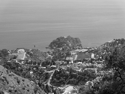 意大利西西里岛和爱奥尼亚海的科波塔奥米纳观