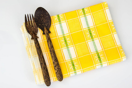 厨房毛巾 餐巾纸与不同模式