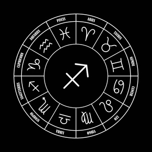 射手座占星学唱在黄道圈照片