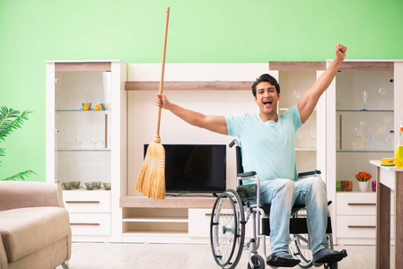 残疾人轮椅清洁房