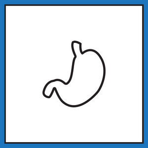 人的胃器官图标