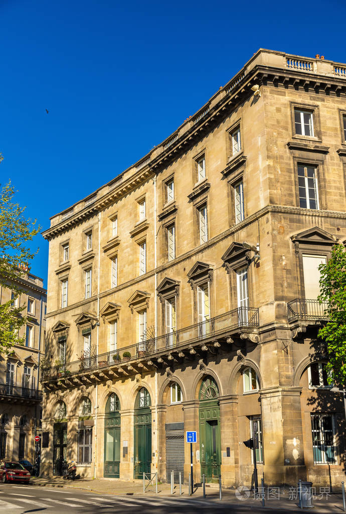 建筑物在法国波尔多的历史中心