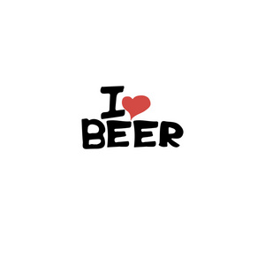 家庭自酿的啤酒屋制作啤酒我爱啤酒啤酒饮料酒精手绘节日碑文刻字