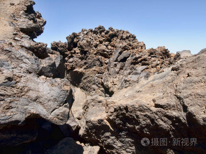 Teide 自然公园岩石形成区