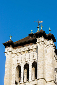 老城市日内瓦圣皮埃尔大教堂塔