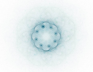 粒子的抽象形形式对主题的核物理科学和平面设计。神圣的几何未来派