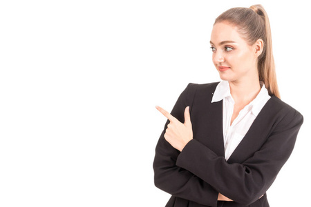 指向下的女孩图片-指向下的女孩素材-指向下的女孩插画-摄图新视界