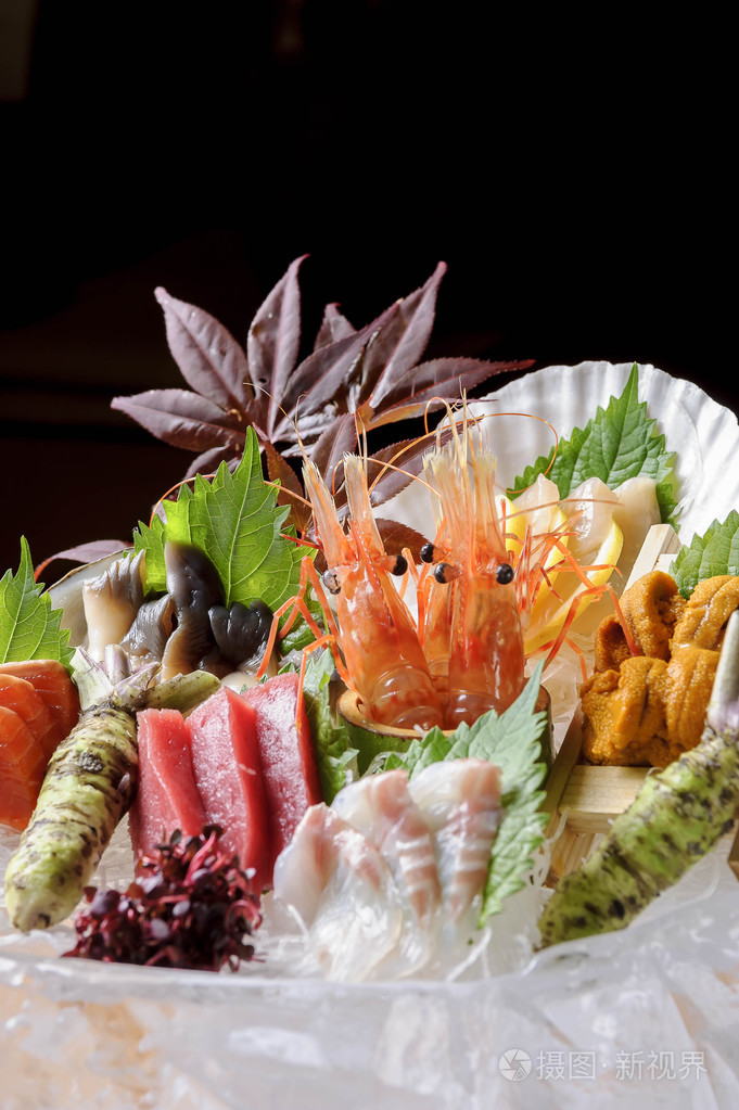 日本料理生鱼片海鲜