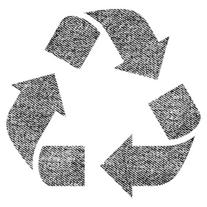 回收面料质感的图标