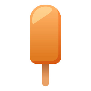 水果冰淇淋矢量图图标孤立卡通甜点冷甜香草好吃的冷冻的糖果味设计美味酒吧聚会