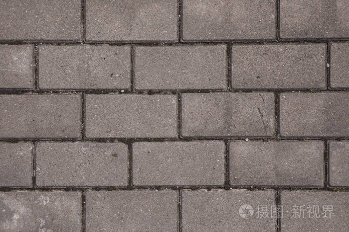 花岗岩卵石石路面背景纹理