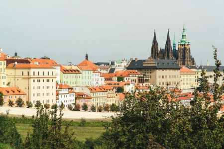 在捷克共和国布拉格旧城的城市景观