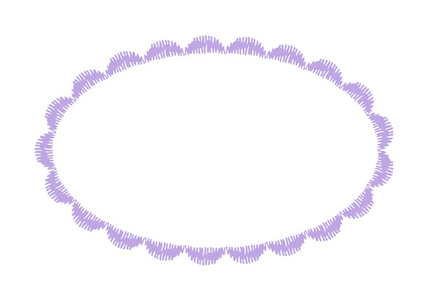 十字绣绣椭圆形框架