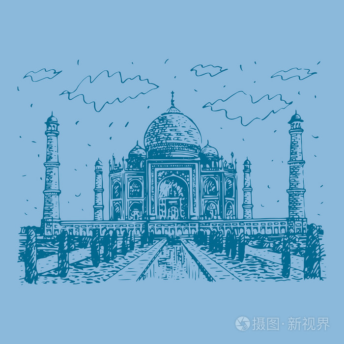泰姬陵印度阿格拉