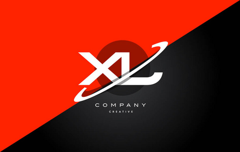 xl标志xl x l 红黑技术字母表公司信标志图标照片