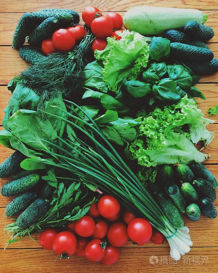 健康和绿色蔬菜