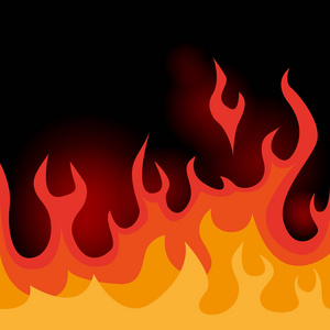 火光卡通图片
