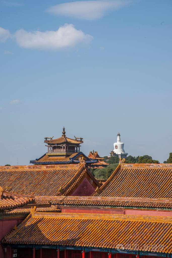 北京故宫博物馆屋檐屋顶