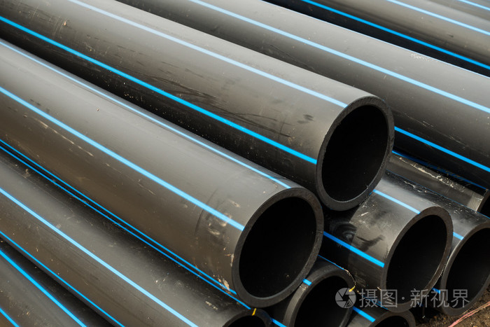 hdpe 饮用水管,hdpe 管道,存储的 hdpe 管,hdpe pip照片-正版商用图片