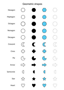 几何形状矢量