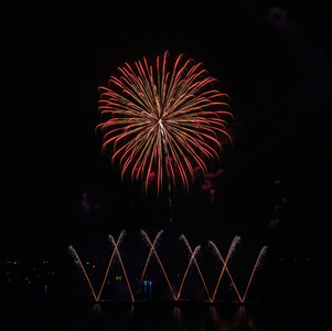 令人惊异的烟花表演