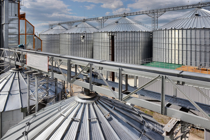 农业筒仓-建筑外观, 存储和干燥的 gra