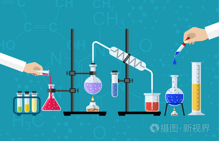 医学实验室桌面