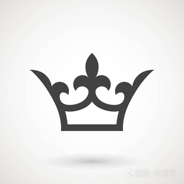 皇冠符号为您的网站设计, 徽标, 应用程序, ui.矢量插图, eps10