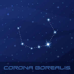 北冕座星座图片