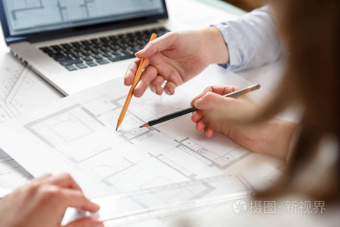 设计师的工作蓝图新公寓