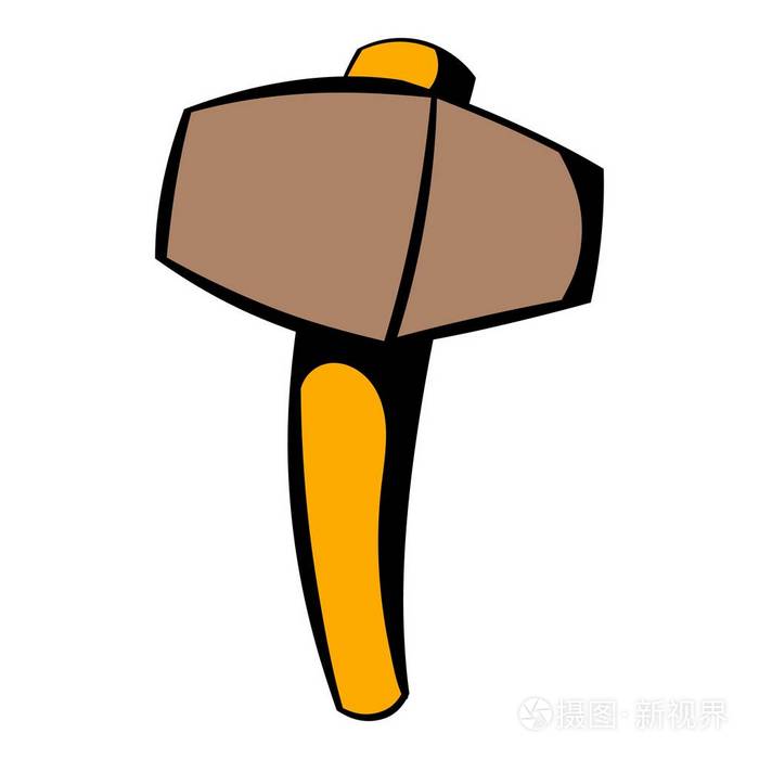 大锤图标,图标卡通