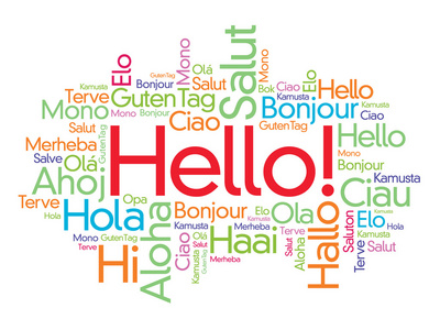 你好词云在不同的语言你好词云在不同的语言你好国