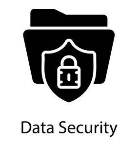 带锁签名的屏蔽显示数据安全图标的文件夹