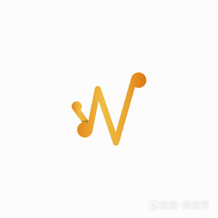 字母w标志设计