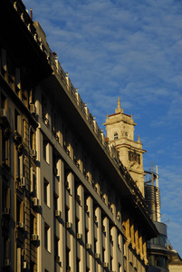 布宜诺斯艾利斯市中心的古典建筑物