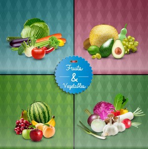 水果和蔬菜海报设计方案集图片