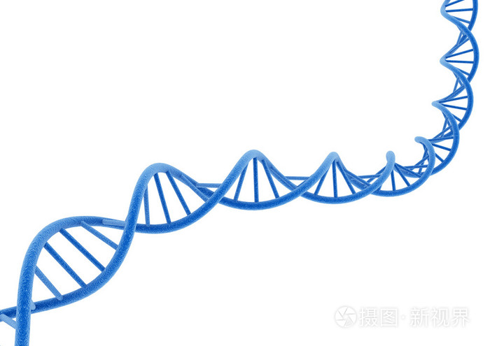 蓝色的 dna.3d 图