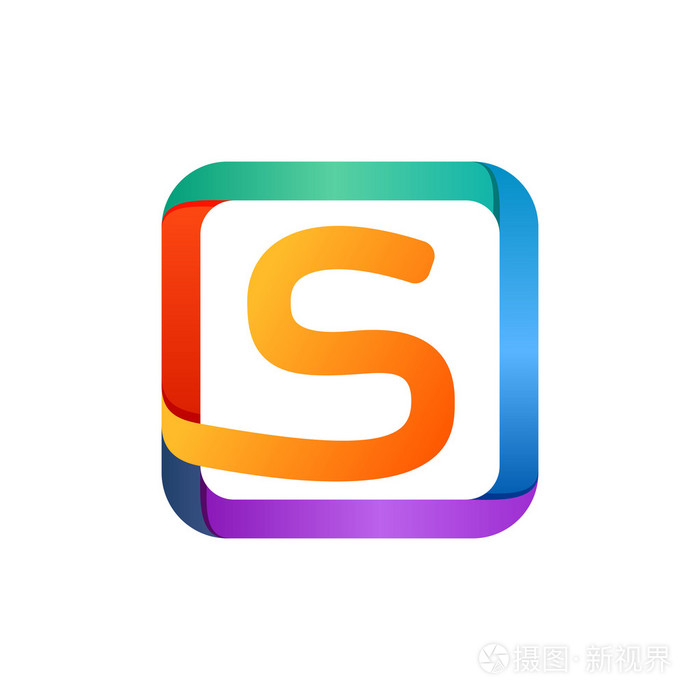 这是正方形的字母标志